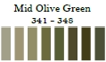 Appletons Crewel #344 Mid Olive Green